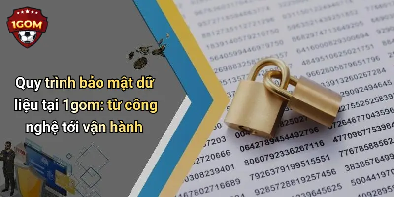 Quy trình bảo mật dữ liệu tại 1gom: từ công nghệ tới vận hành