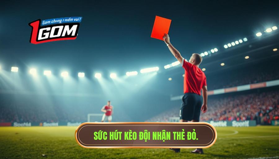 2. Sức hút kèo đội nhận thẻ đỏ.