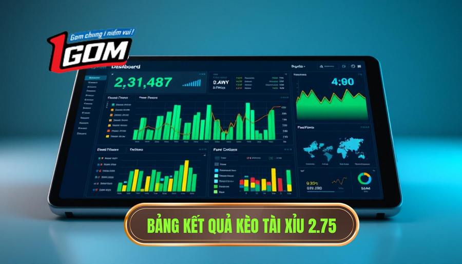 2. Bảng tổng hợp kết quả kèo Tài Xỉu 2.75