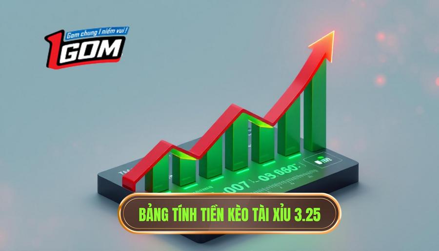 2. Bảng tổng hợp cách tính tiền kèo tài xỉu 3.25